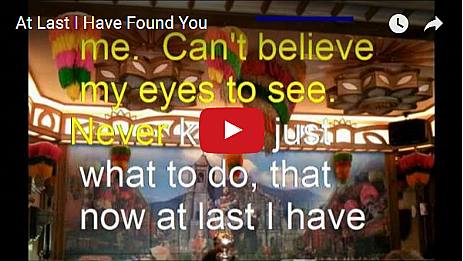 At Last I Have Found You At Last I Have Found You